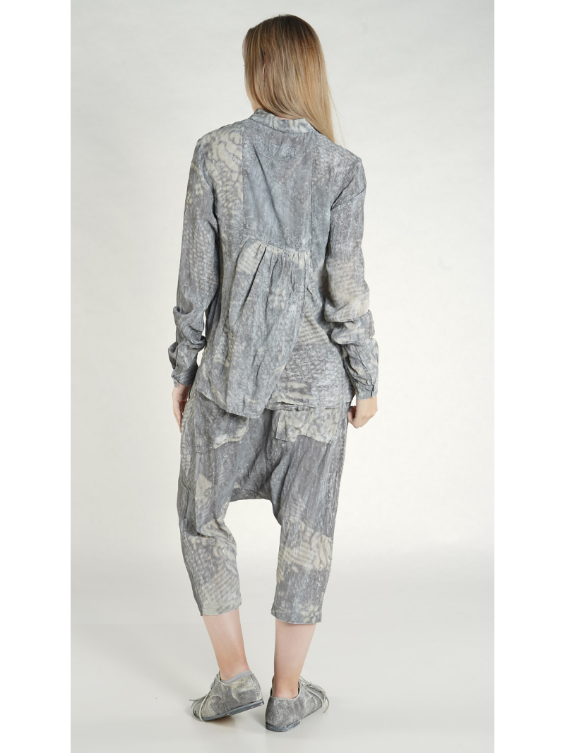 Rundholz DIP - Gerade schmale Viskose Bluse - 1262770402