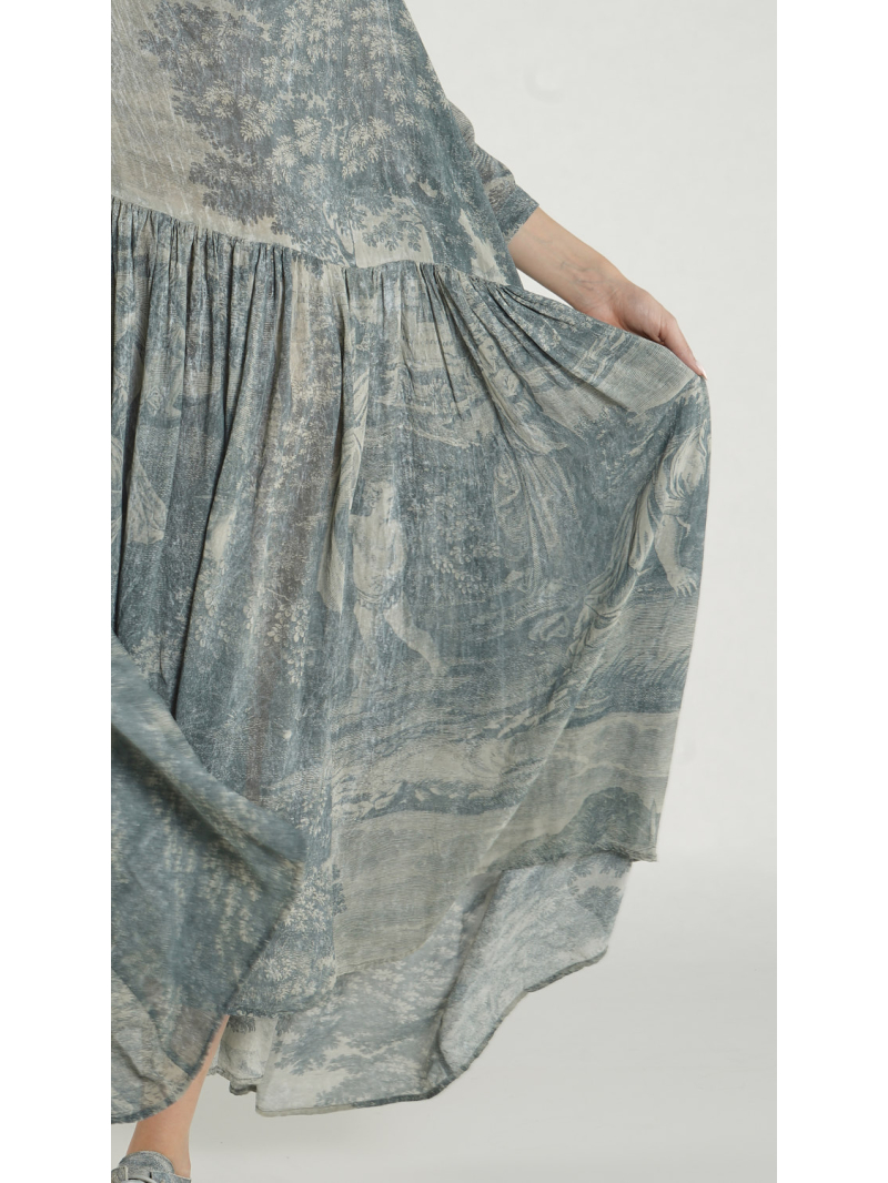 Rundholz DIP - Oversize Viskose Kleid - 1262770905