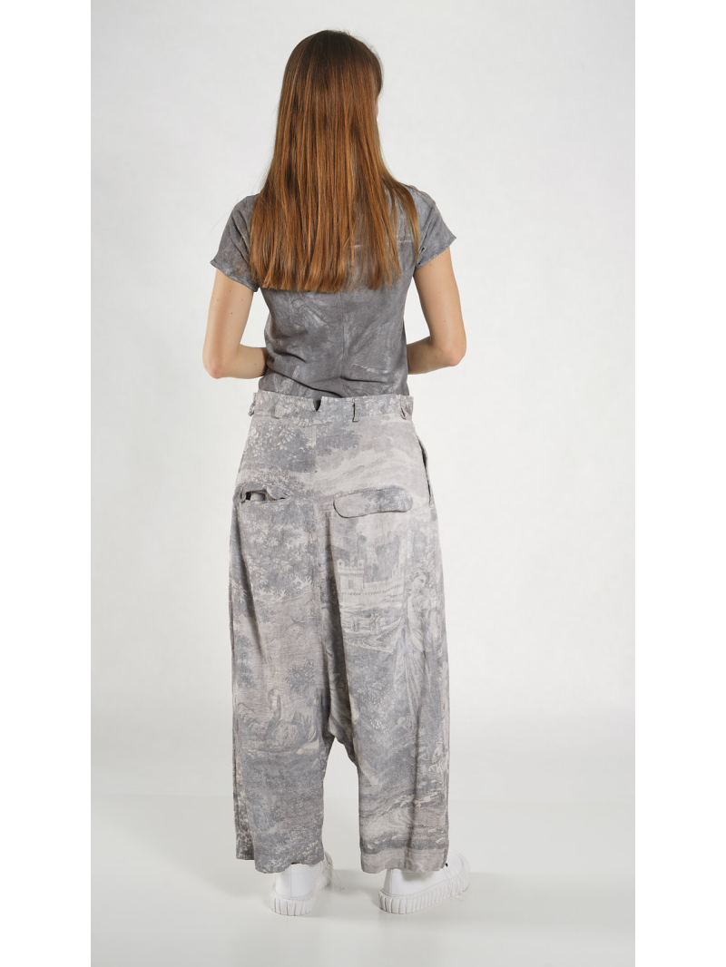 Rundholz DIP - Gerade geschnittene Leinenhose mit Taschen - 1262780104