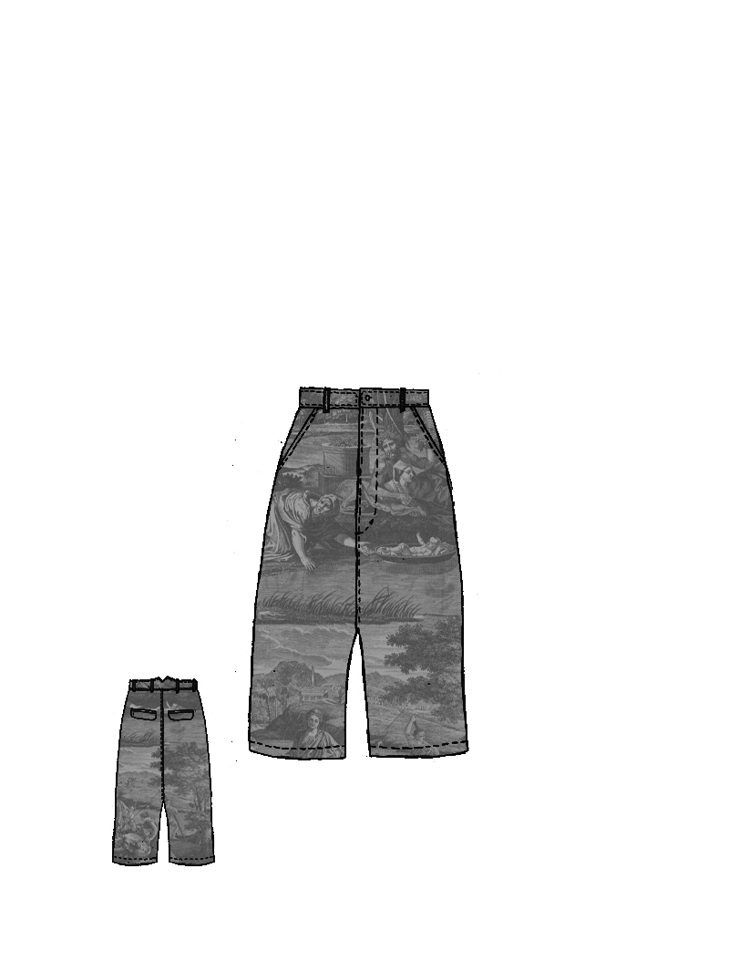 Rundholz DIP - Gerade geschnittene Leinenhose mit Taschen - 1262780104