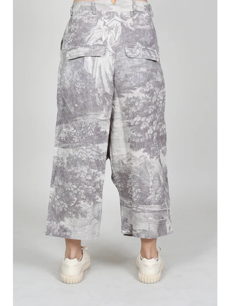 Rundholz DIP - Gerade geschnittene Leinenhose mit Taschen - 1262780104