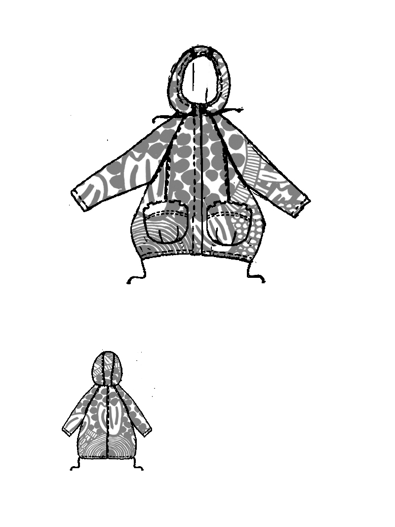 Rundholz Black Label - Ausgestellte Nylon Jacke - 1263211104