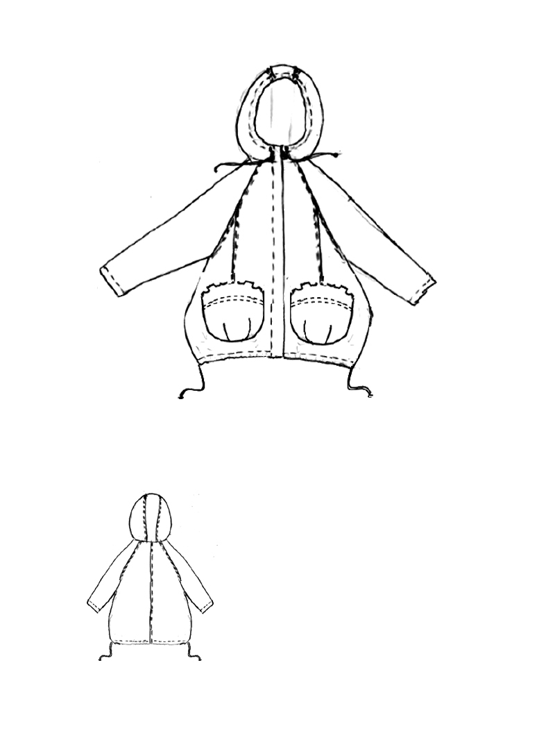 Rundholz Black Label - Ausgestellte Nylon Jacke - 1263211114