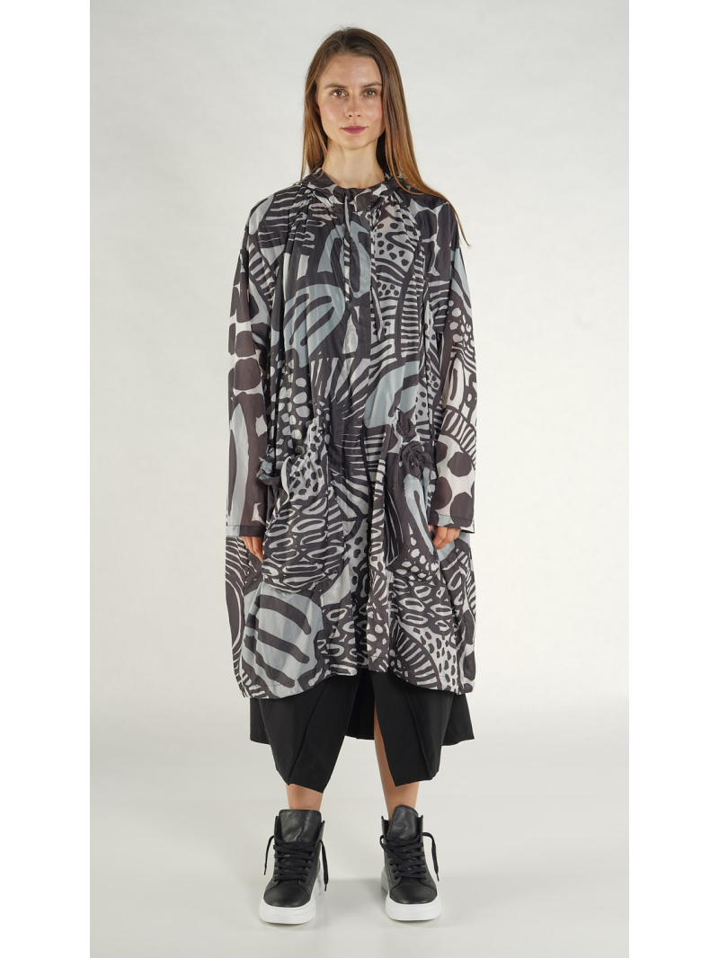 Rundholz Black Label - Ballonförmiger Nylon Mantel - 1263211212