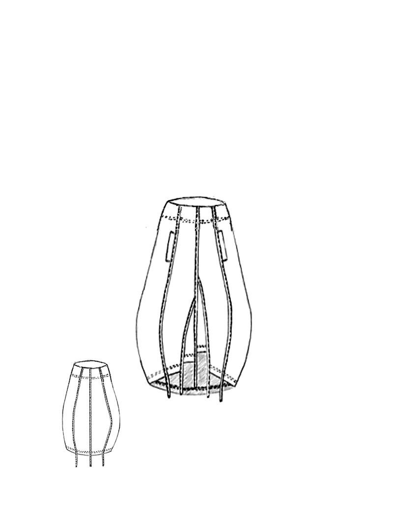 Rundholz Black Label - Dekonstruierten Ballonrock mit Falten - 1263220306