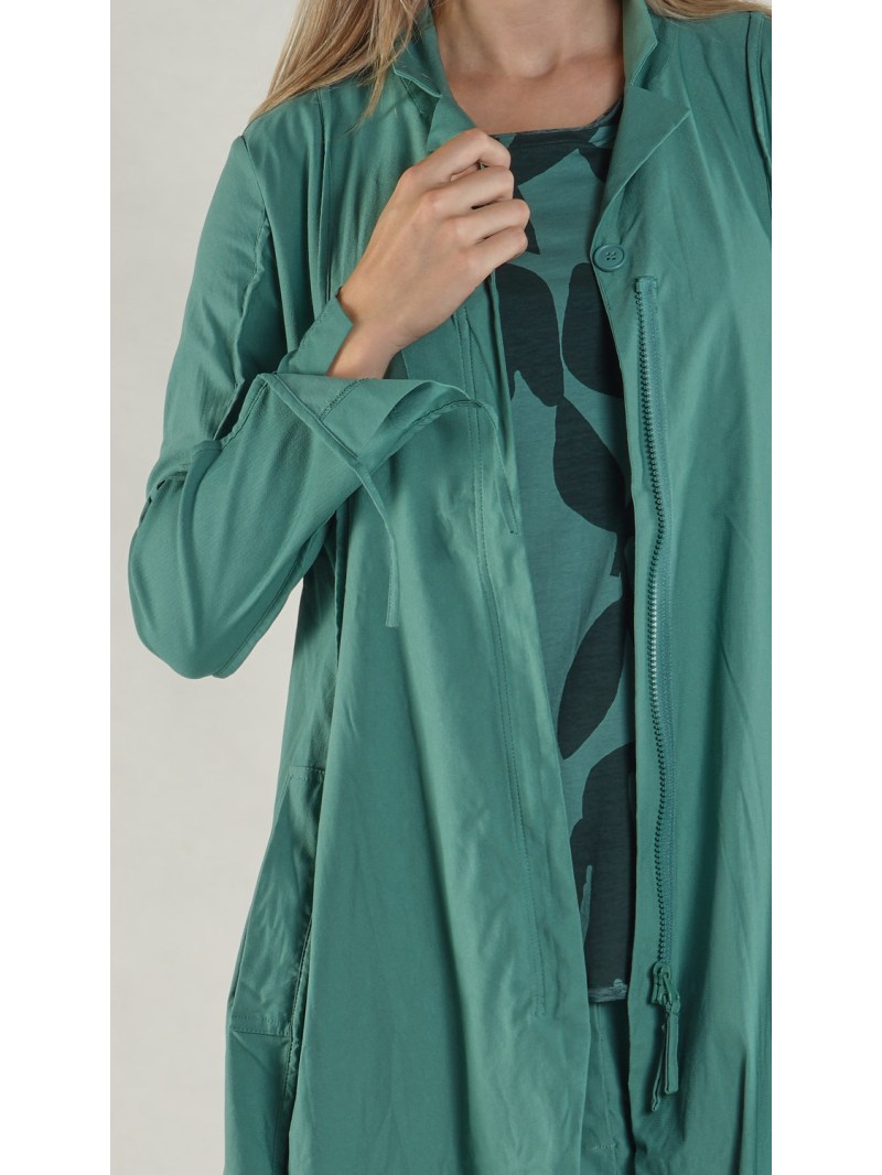 Rundholz Black Label - Ballonförmiger Viskose Stretch Mantel - 1263221202