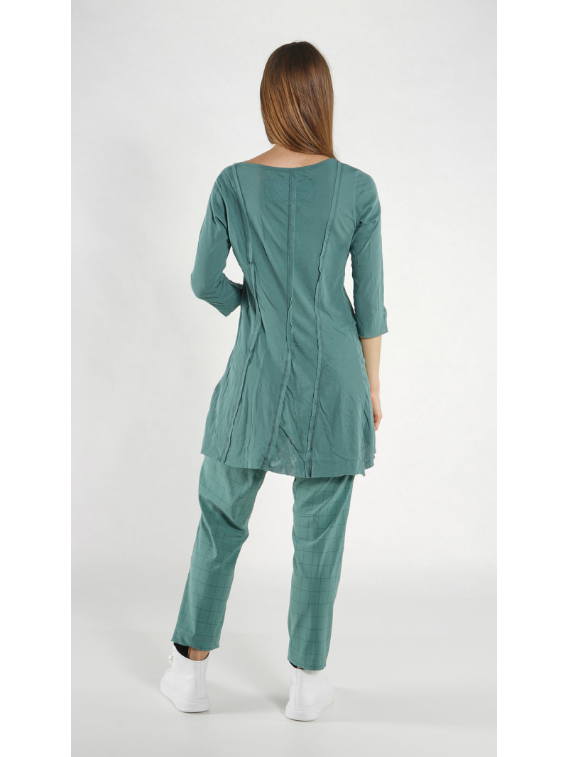 Rundholz Black Label - Baumwolljersey Shirt mit 3/4 arm - 1263230503