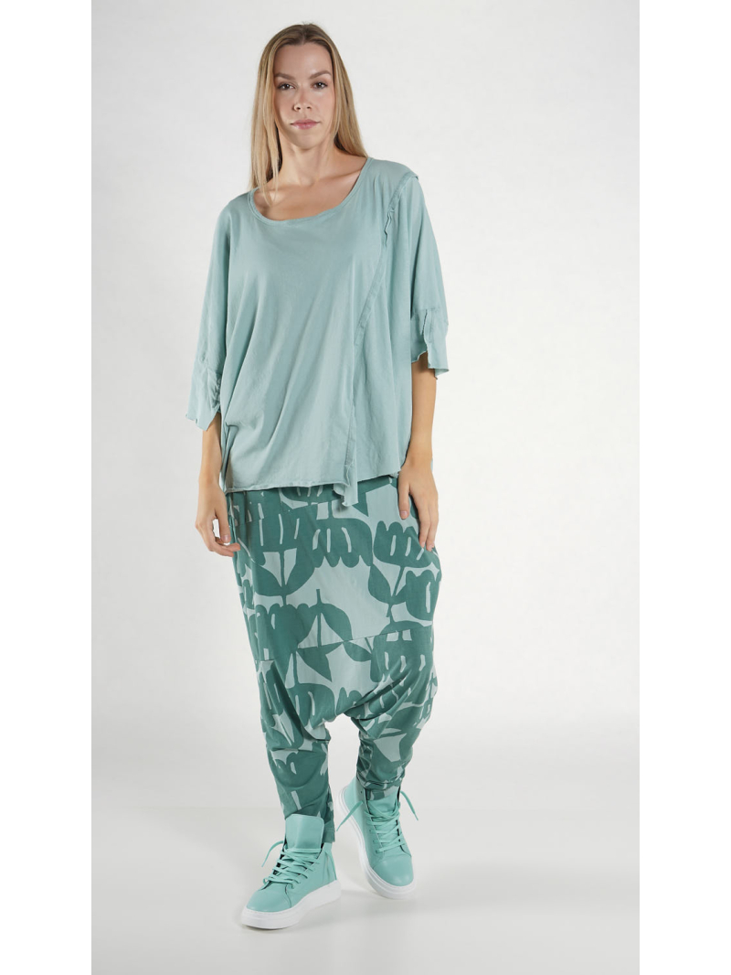 Rundholz Black Label - Oversized T-Shirt mit Teilungsnähten - 1263230504