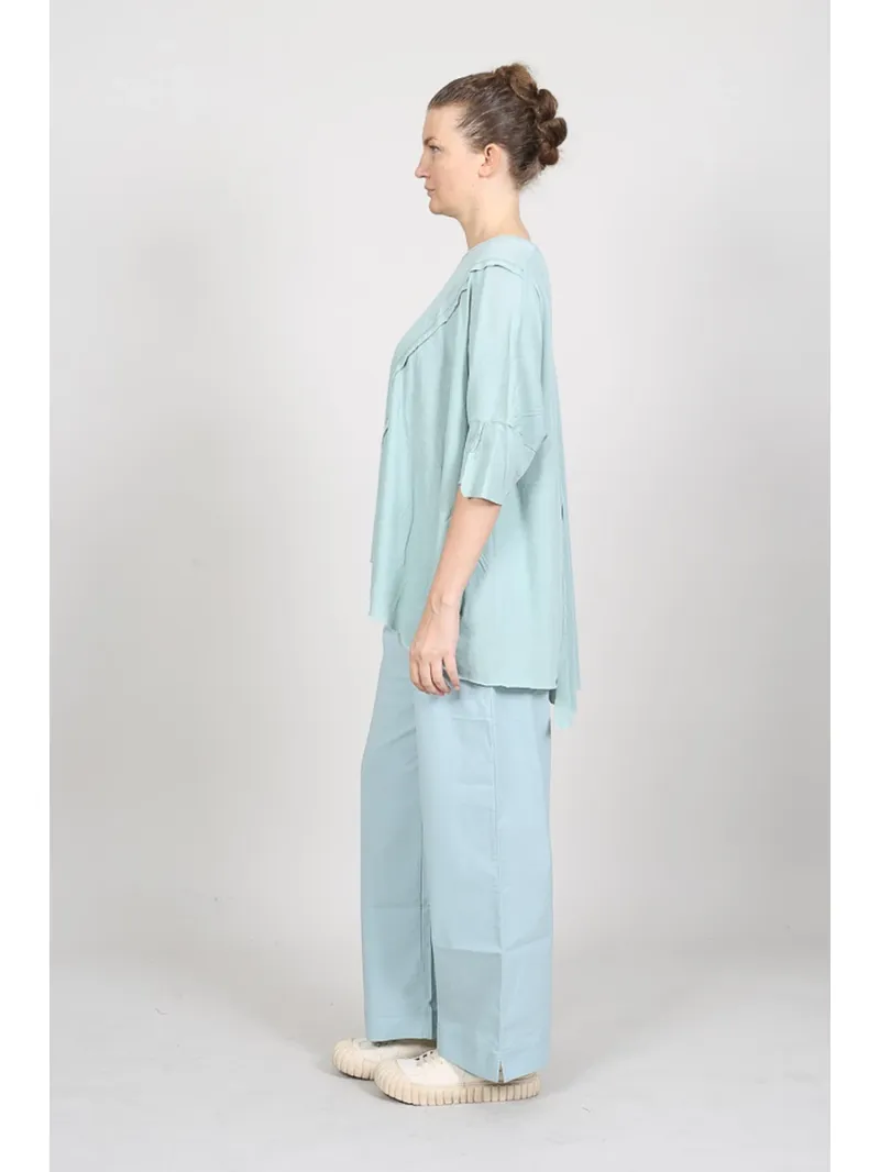 Rundholz Black Label - T-shirt oversize avec coutures de séparation - 1263230504