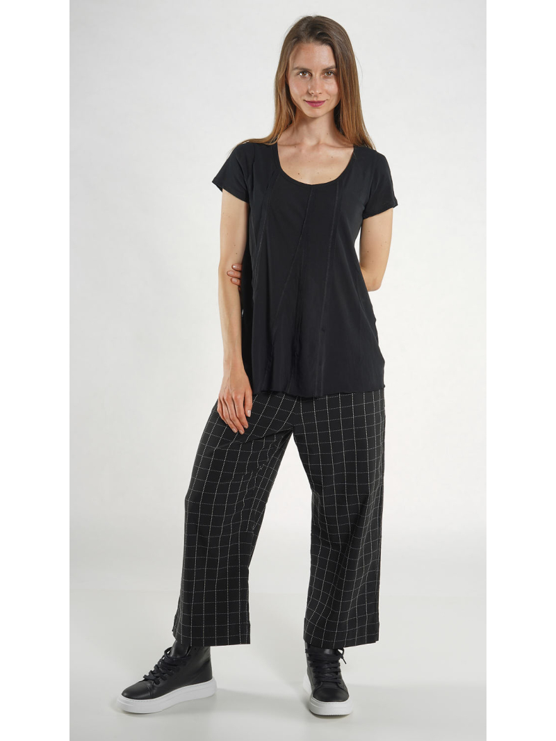 Rundholz Black Label - Tailliertes T-Shirt mit Teilungsnähten - 1263230505