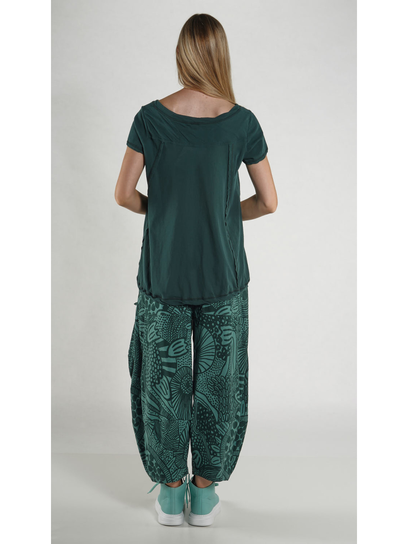 Rundholz Black Label - Ausgestelltes T-Shirt mit Teilungsnähten - 1263230508