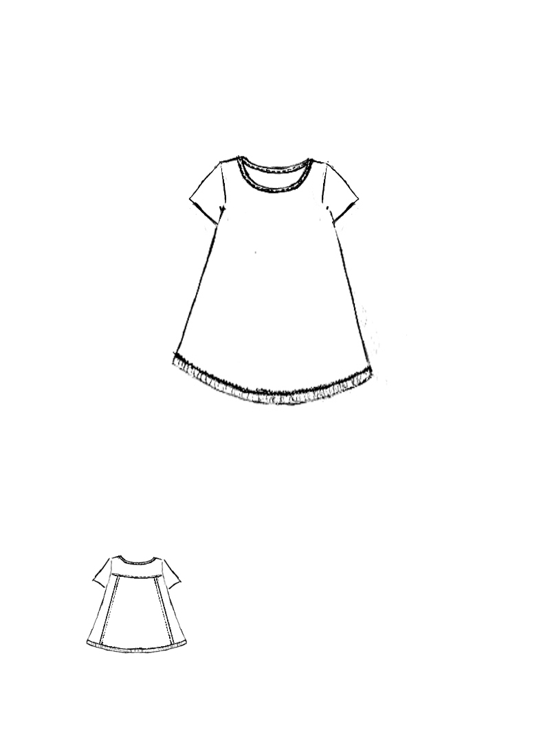 Rundholz Black Label - Ausgestelltes T-Shirt mit Teilungsnähten - 1263230508