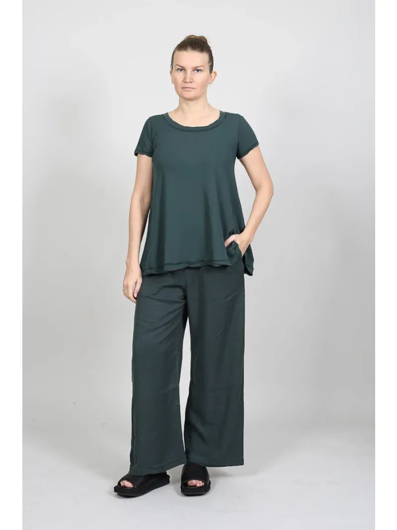 Rundholz Black Label - T-shirt évasé avec coutures divisées - 1263230508