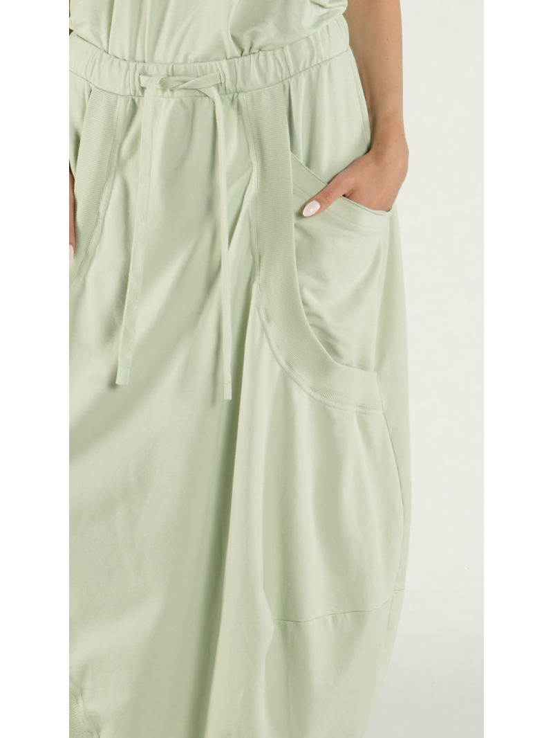 Rundholz Black Label - Ballonrock mit Rippenbund und Asymmetrie - 1263250303