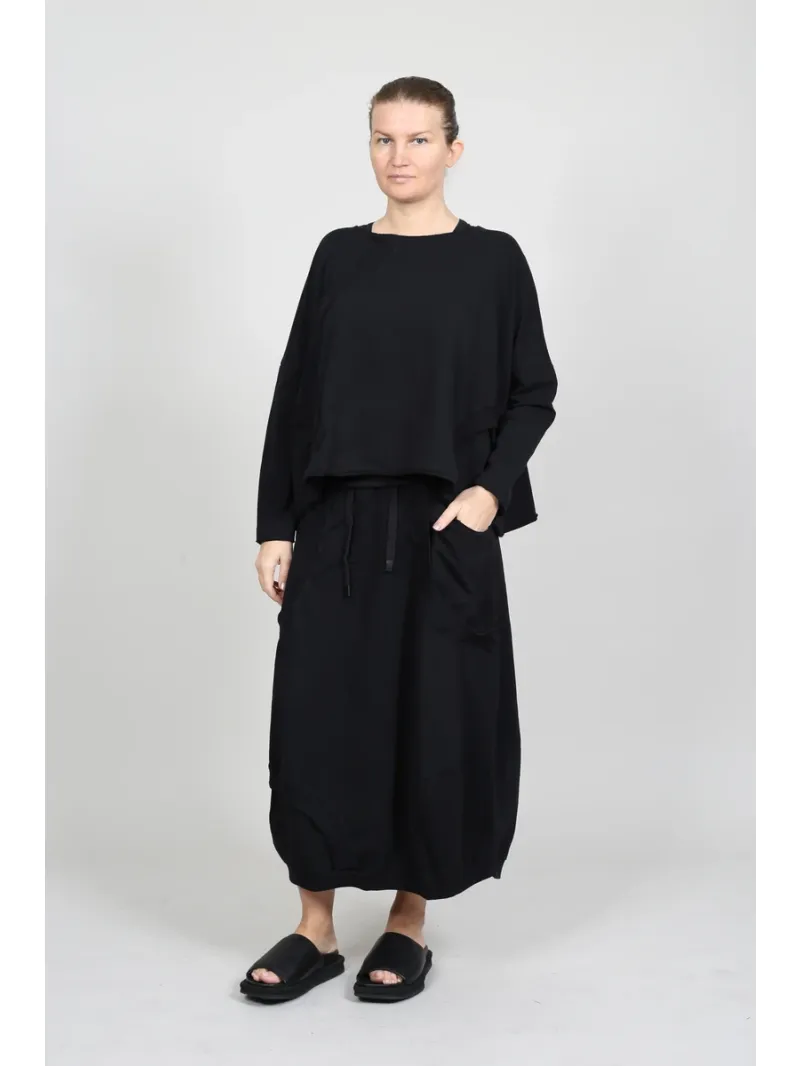 Rundholz Black Label - T-shirt oversize à bord-côtes - 1263250501