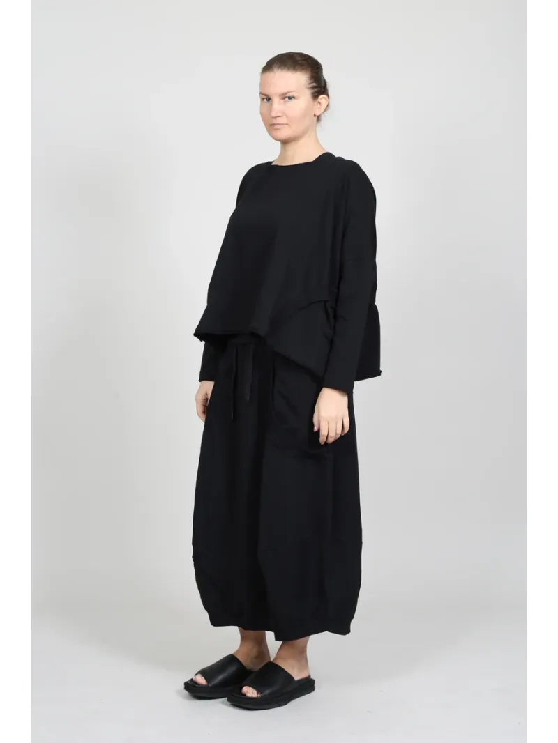 Rundholz Black Label - T-shirt oversize à bord-côtes - 1263250501