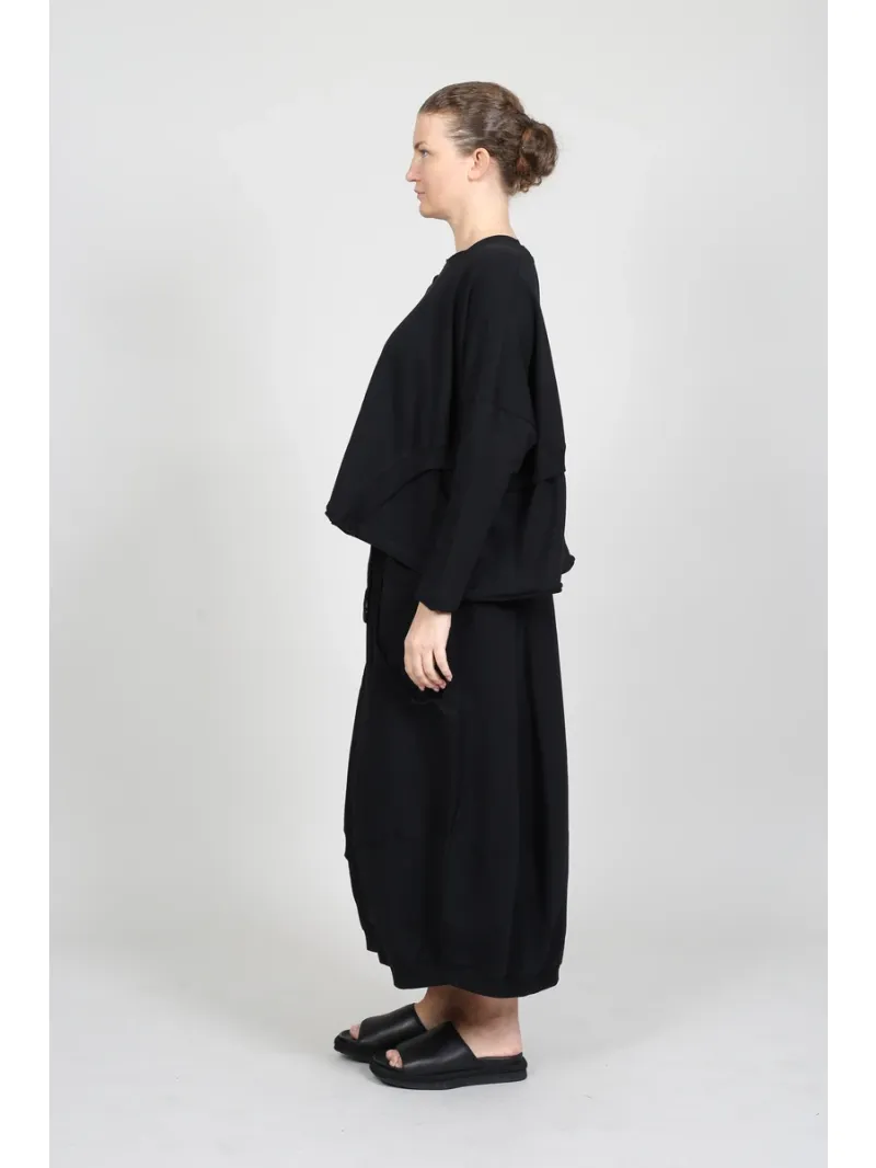 Rundholz Black Label - T-shirt oversize à bord-côtes - 1263250501