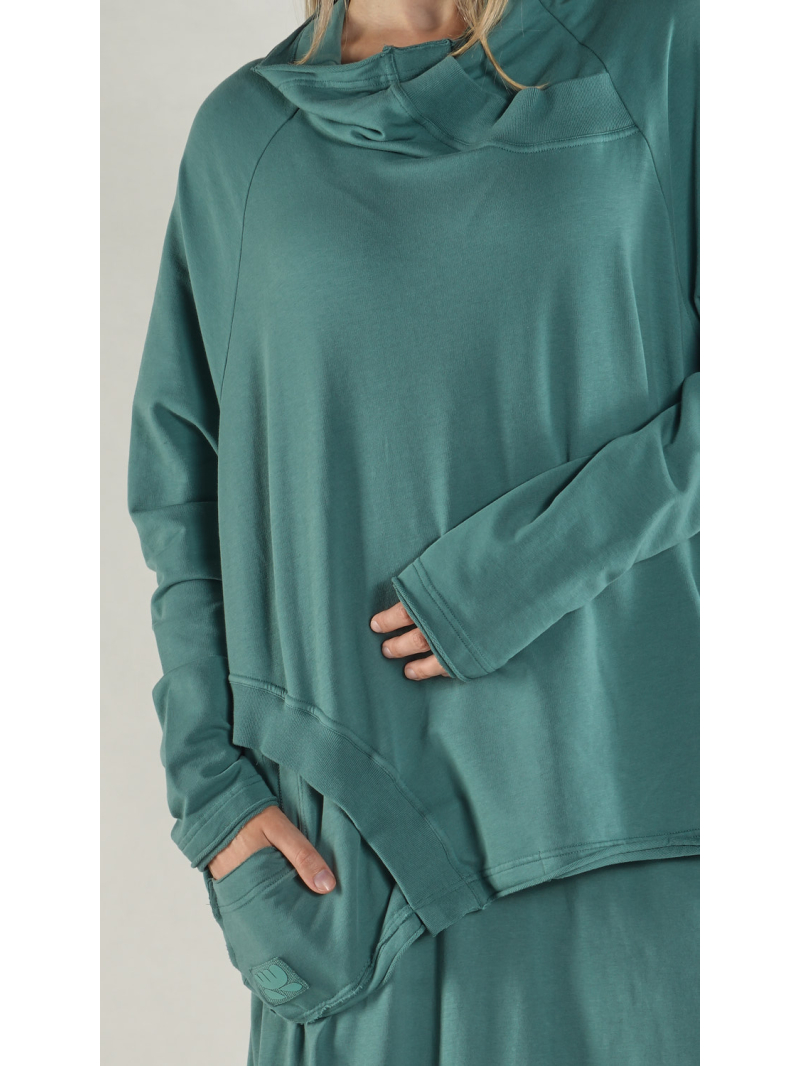 Rundholz Black Label - Ausgestelltes French Terry Shirt - 1263250505