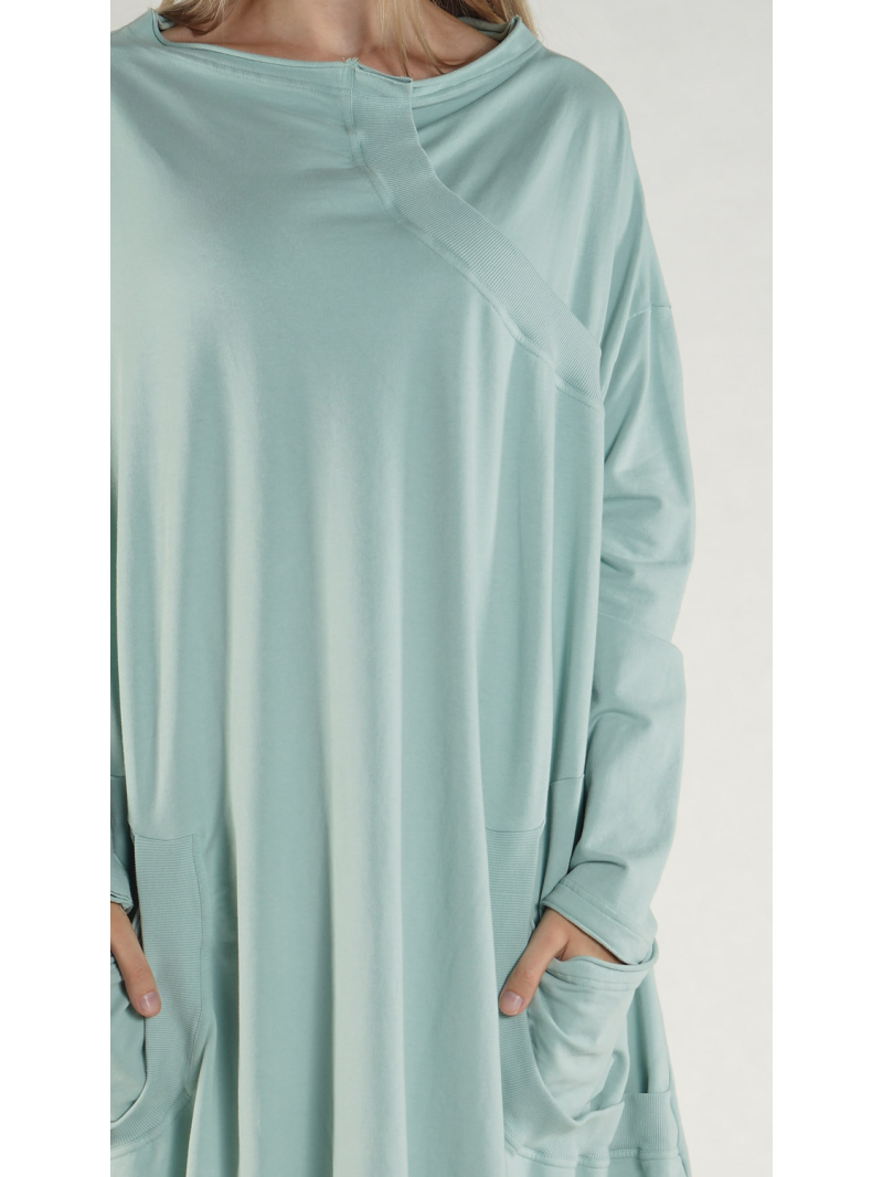 Rundholz Black Label - Oversized Kleid mit Rippenbund - 1263250906