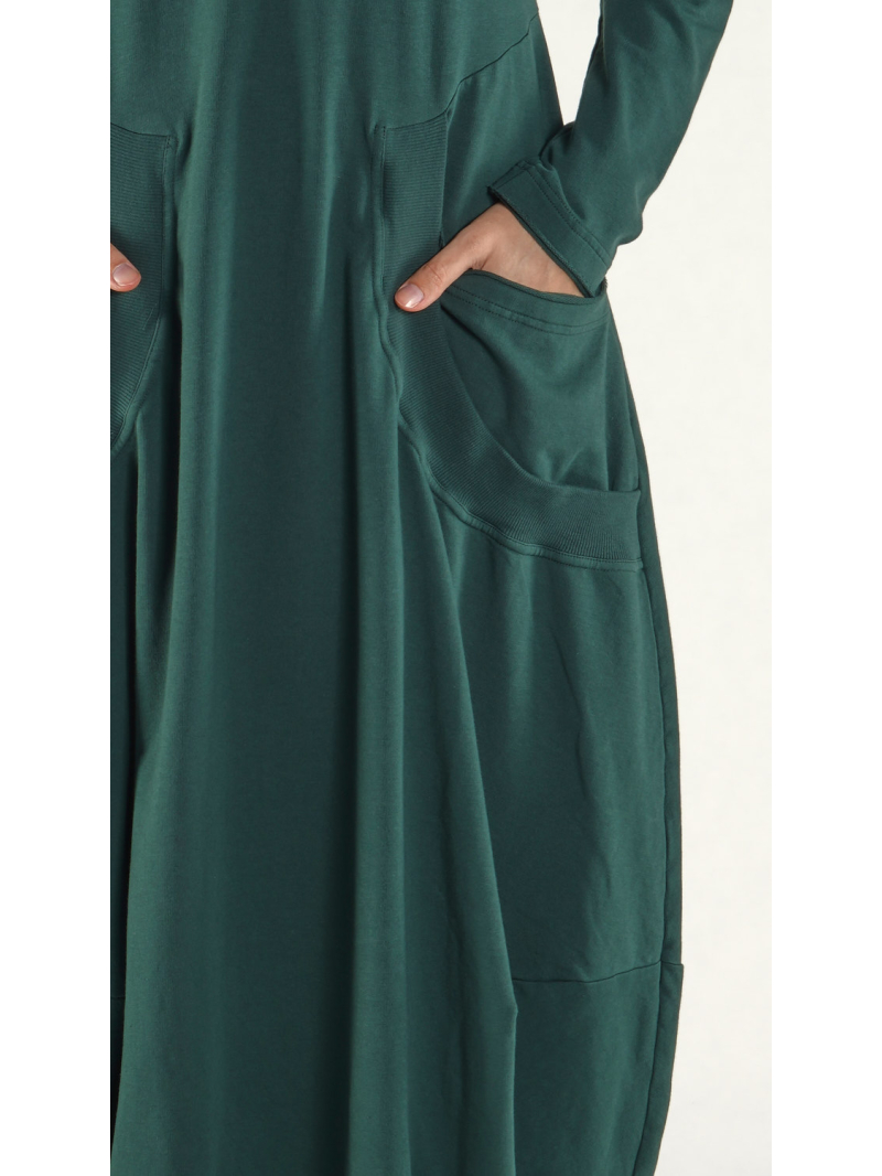 Rundholz Black Label - Ballonförmiges French Terry Kleid - 1263250907