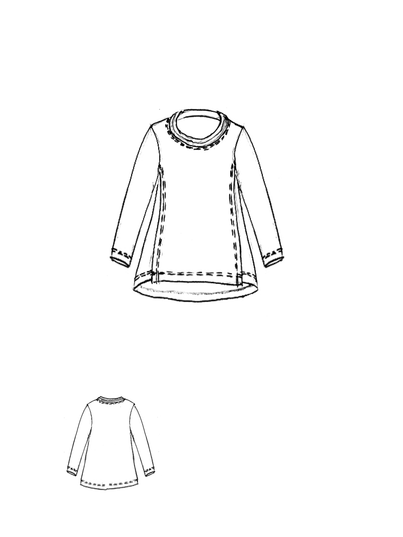 Rundholz Black Label - A-förmiges Baumwoll Jersey Shirt - 1263260505