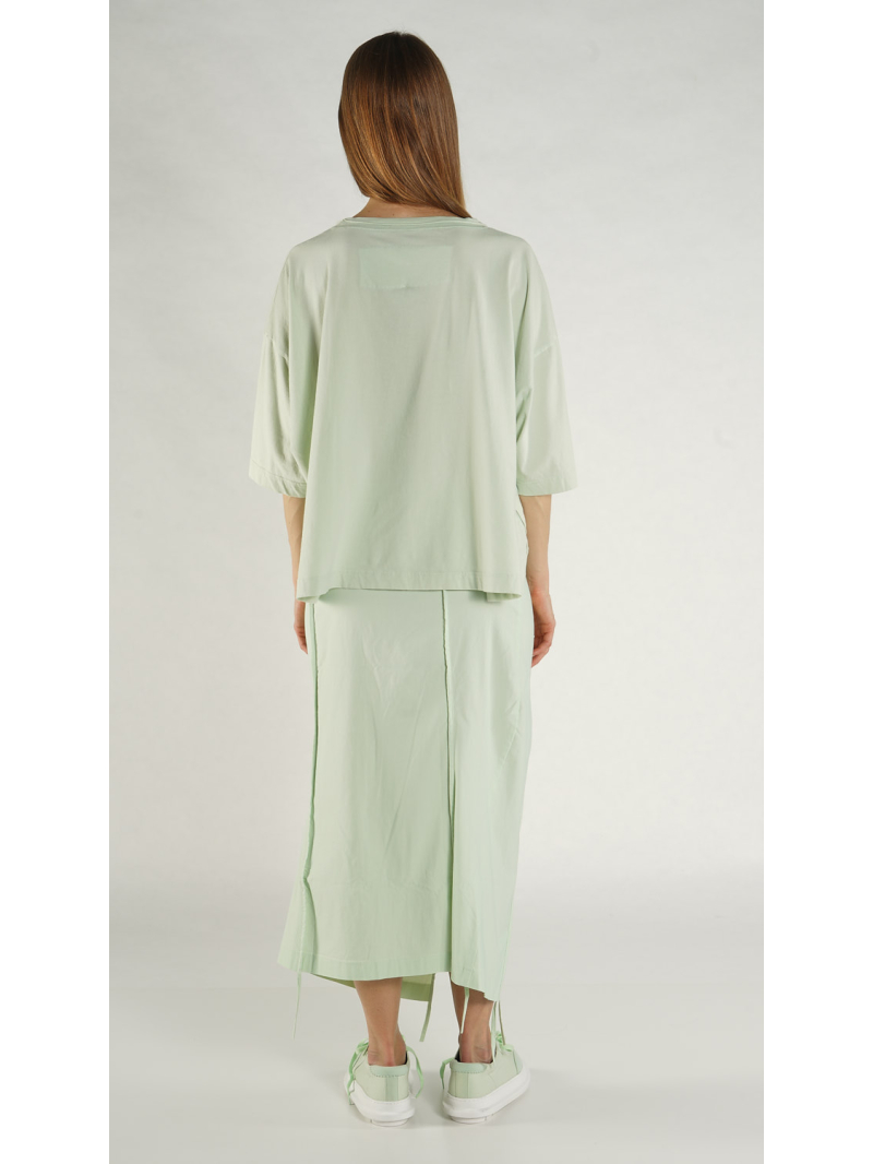 Rundholz Black Label - Weites Baumwoll Jersey T-shirt - 1263260509