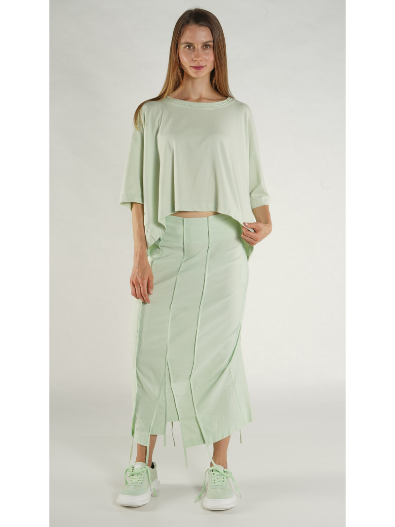 Rundholz Black Label - Weites Baumwoll Jersey T-shirt - 1263260509