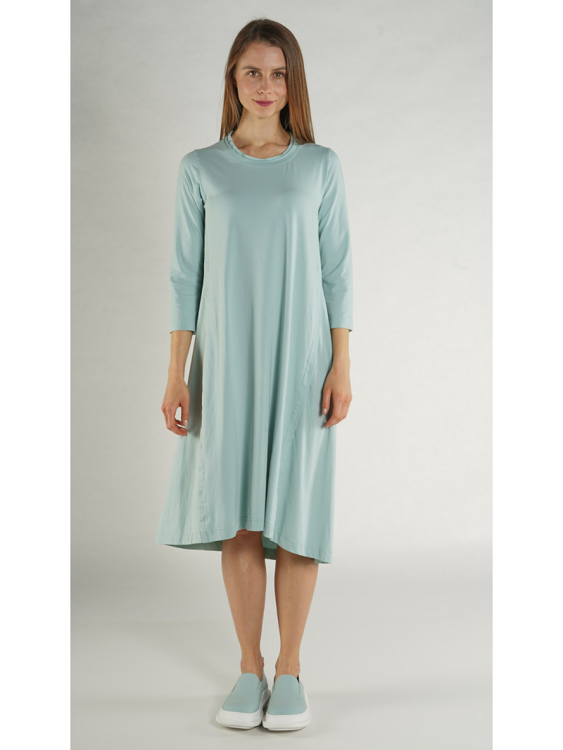 Rundholz Black Label - A-förmiges Baumwoll Jersey Kleid - 1263260908