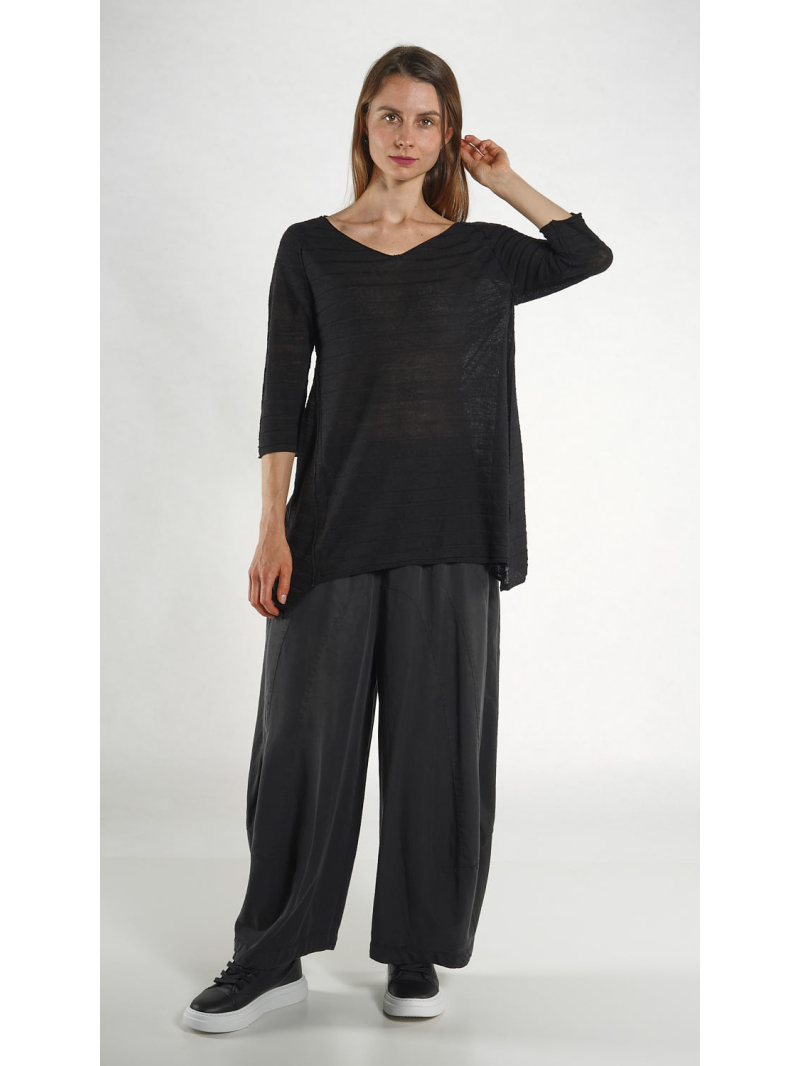 Rundholz Black Label - Ausgestellter Pullover mit Strickmuster - 1263270705