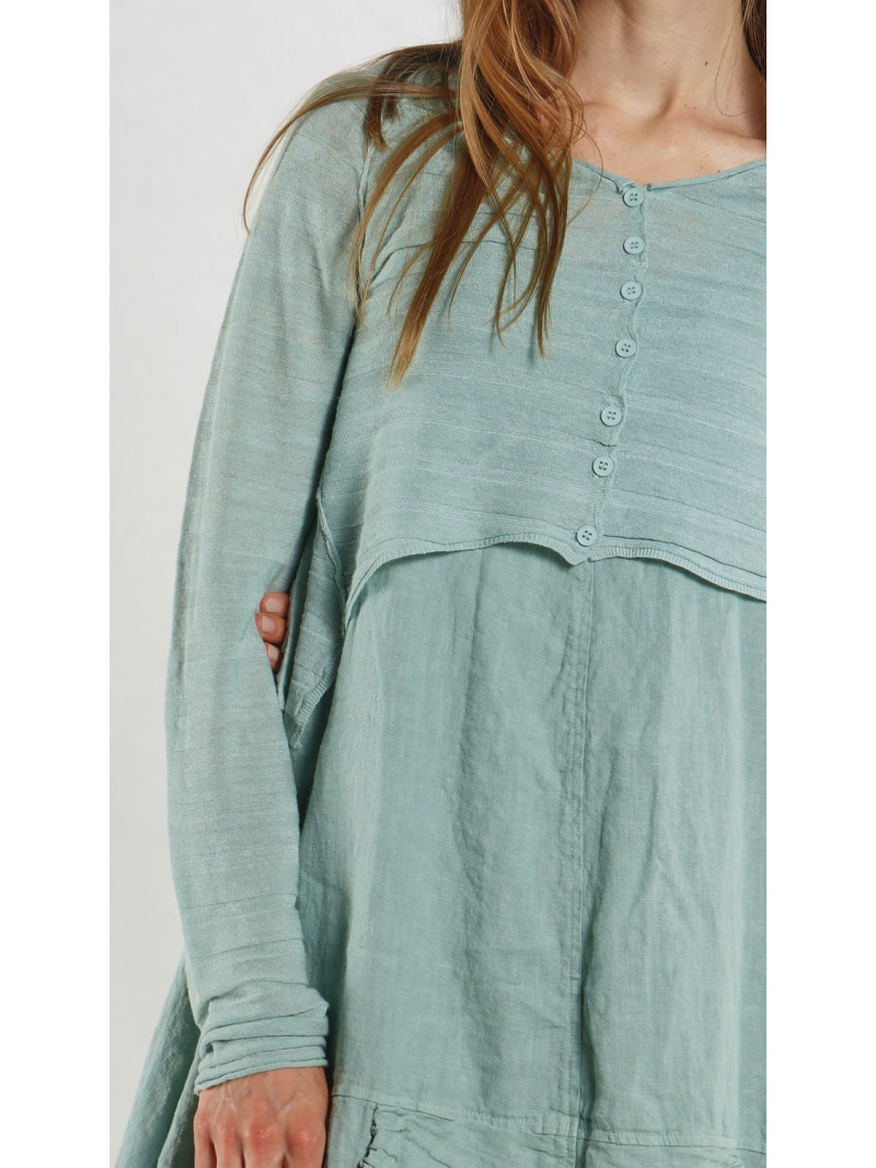 Rundholz Black Label - Kurze Leinen Strickjacke - 1263277104