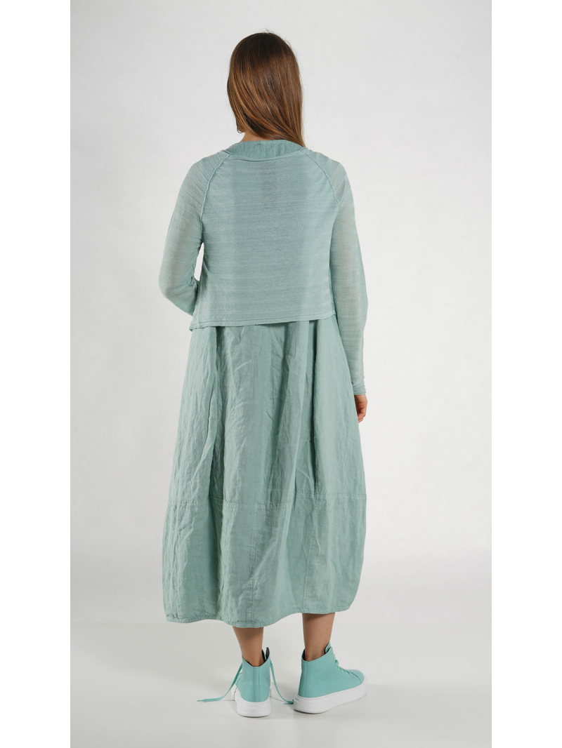 Rundholz Black Label - Kurze Leinen Strickjacke - 1263277104