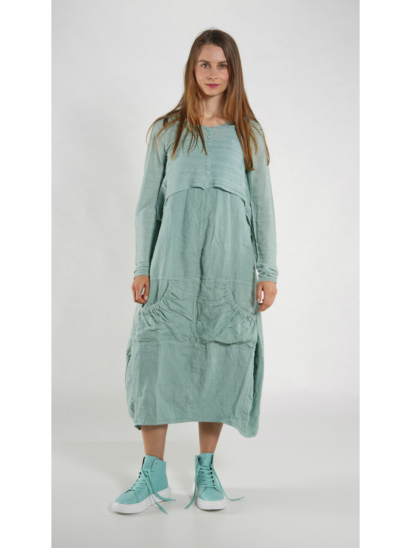 Rundholz Black Label - Kurze Leinen Strickjacke - 1263277104