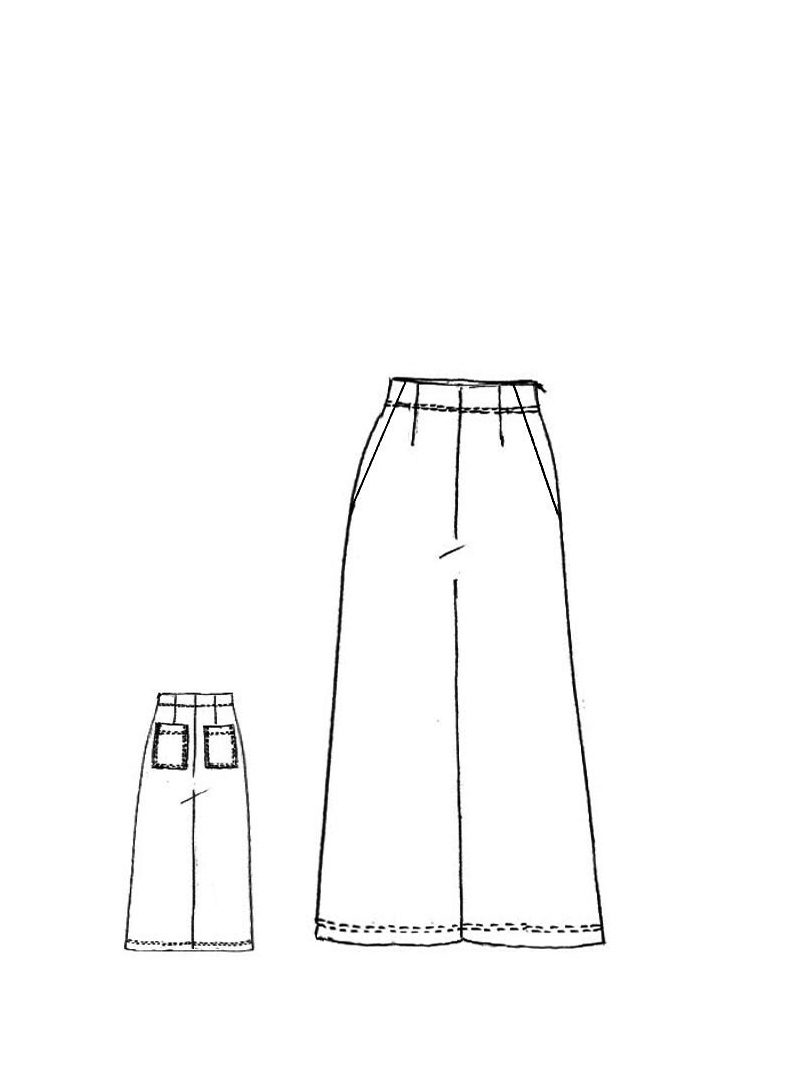 Rundholz Black Label - Gerade geschnittene Hose mit Detail - 1263280102