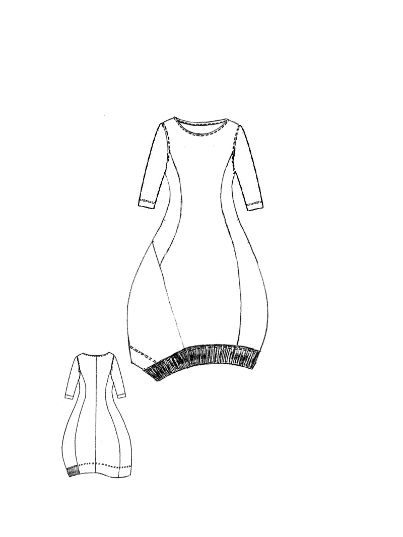 Rundholz Black Label - Asymmetrisches Ballonkleid - 1263280904