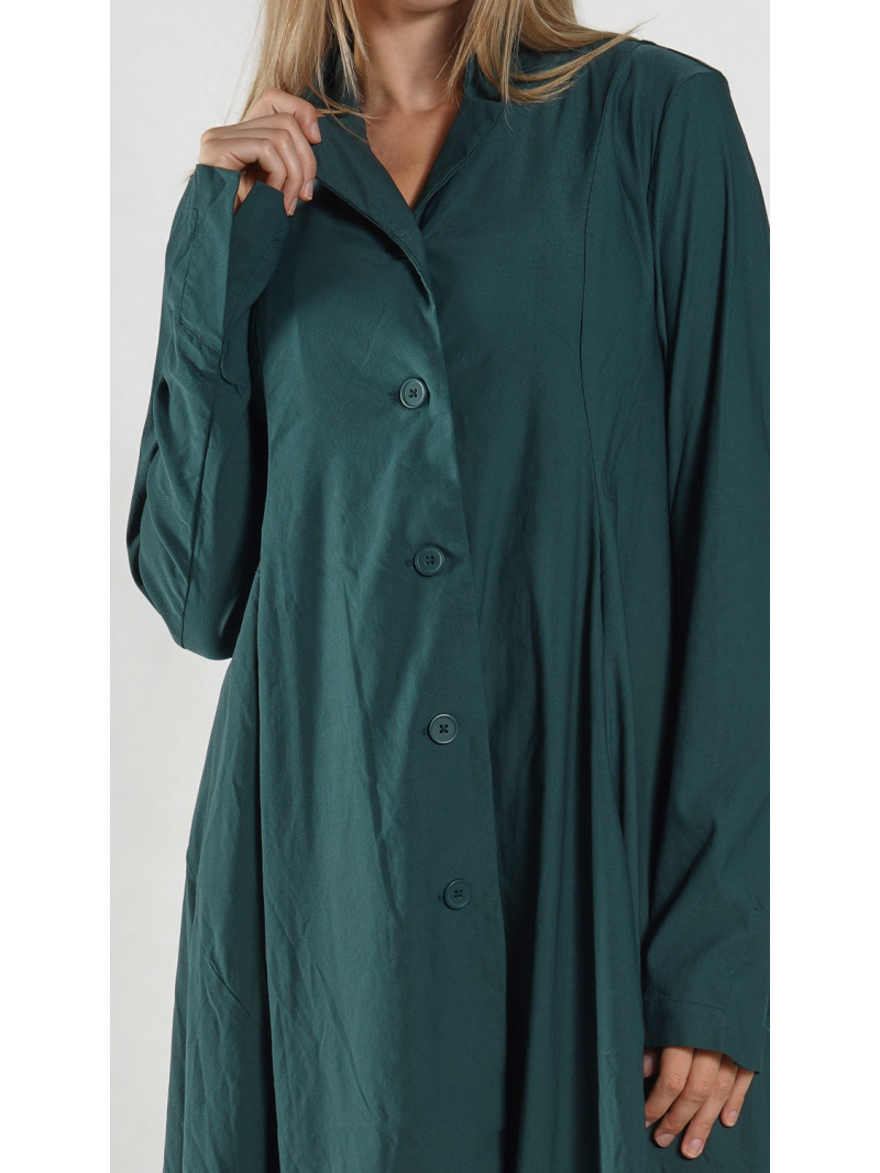 Rundholz Black Label - Schmaler Viskose mix Mantel - 1263281206