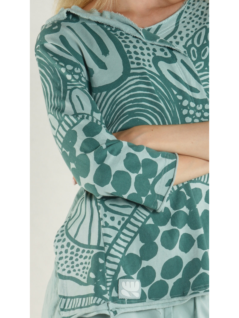 Rundholz Black Label - Lockeres French Terry Shirt - 1263290505