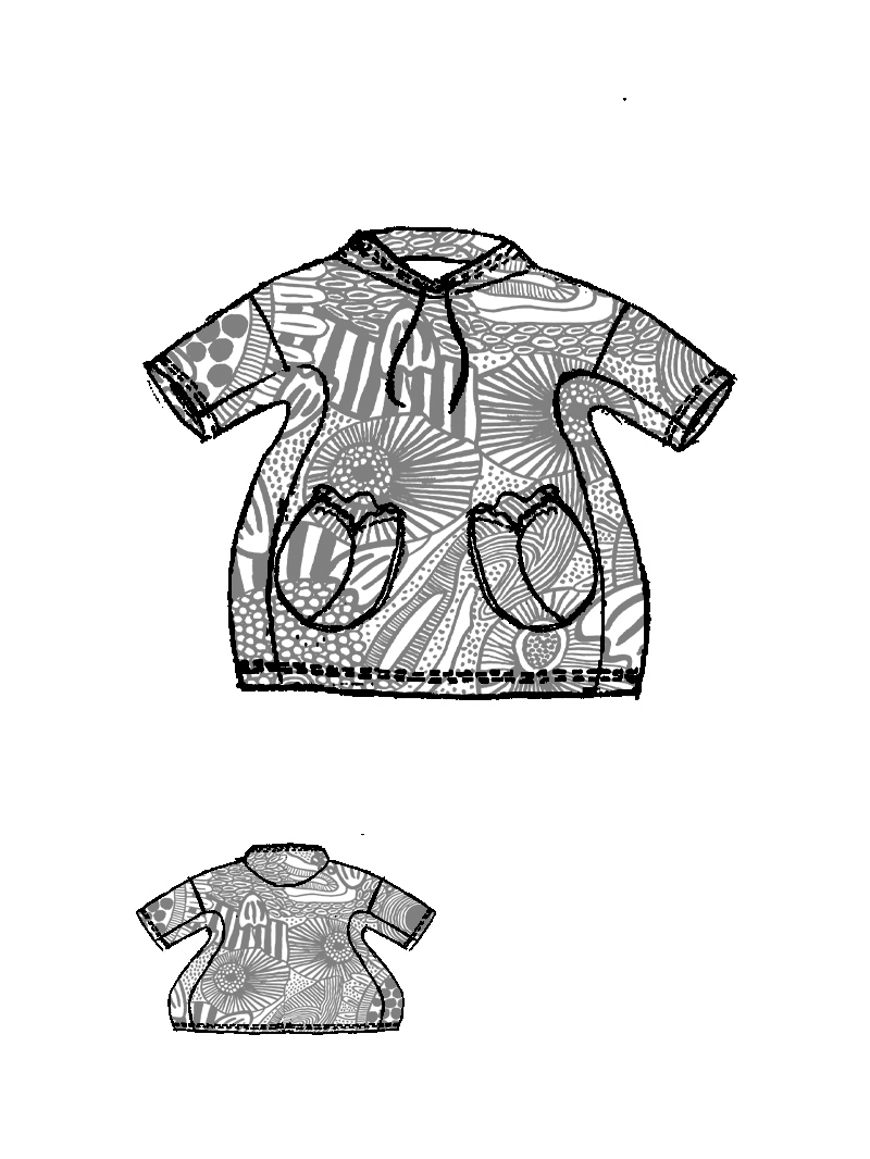 Rundholz Black Label - Ballonförmiges French Terry Shirt - 1263290508