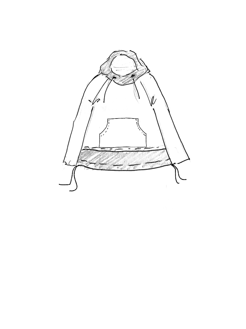 Rundholz Black Label - French Terry Shirt mit Kapuze - 1263290517