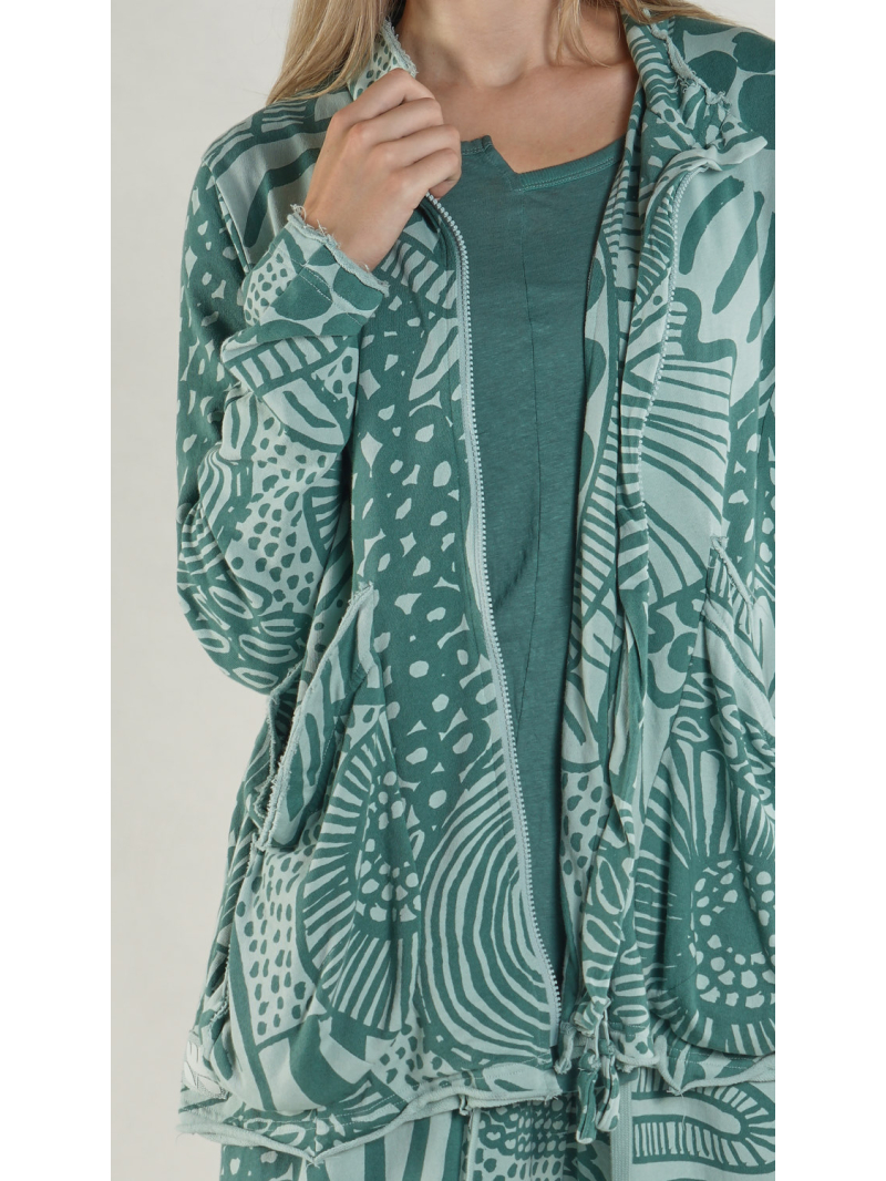 Rundholz Black Label - Lockere French Terry Jacke - 1263291103