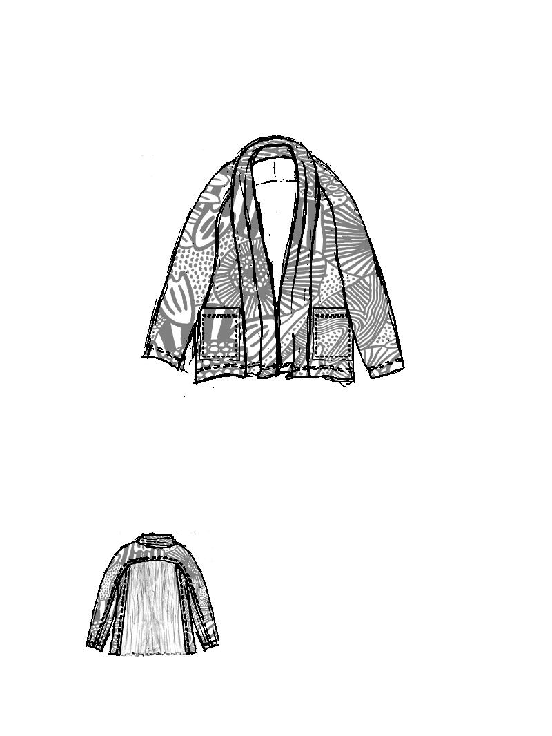 Rundholz Black Label - Weite French Terry Jacke - 1263291110