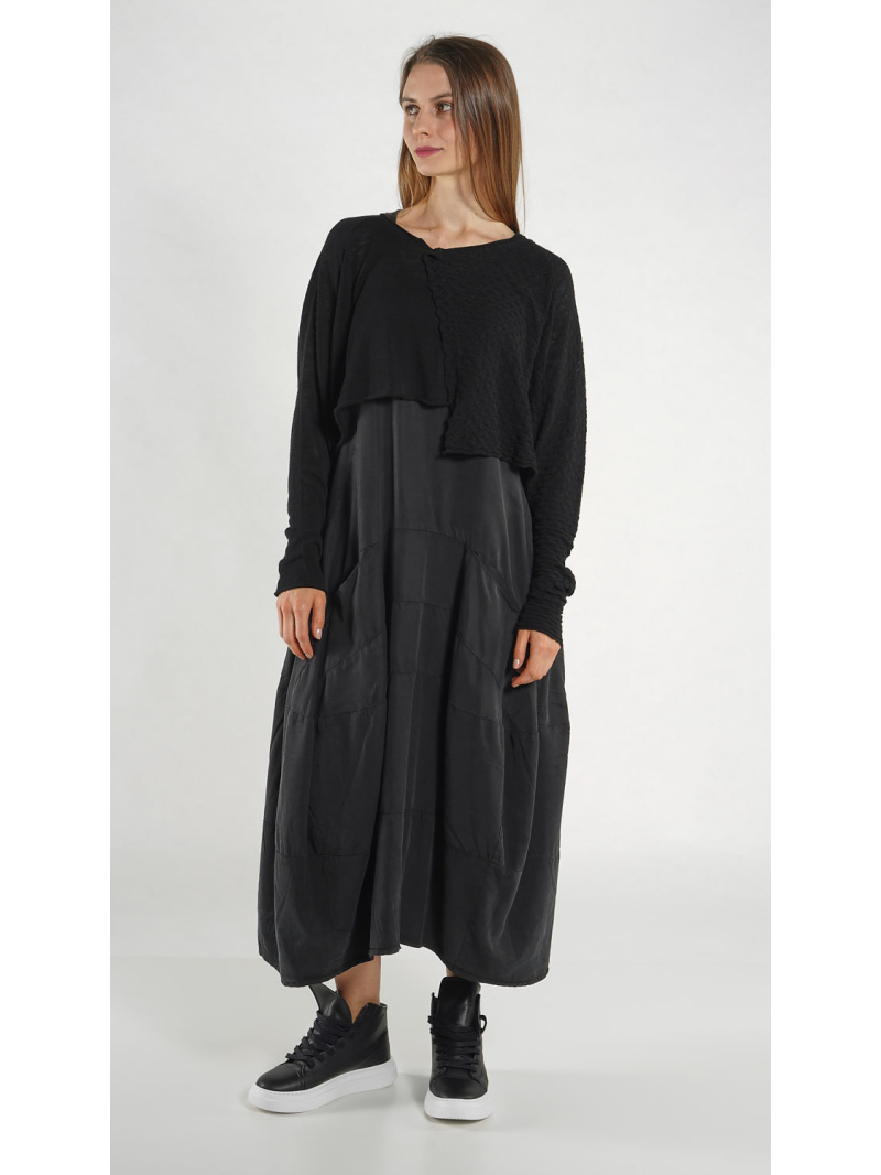 Rundholz Black Label - Kurzer Viskose Strick Pullover - 1263300701