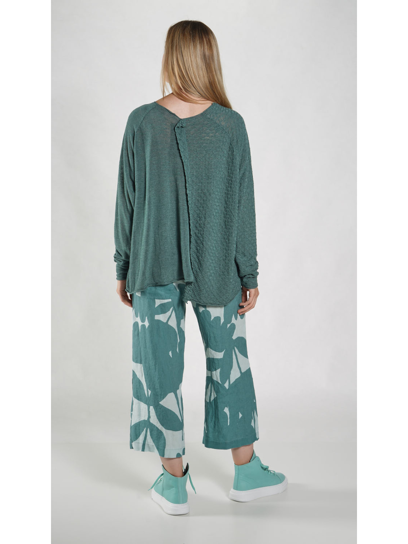 Rundholz Black Label - Ausgestellter Viskose Strick Pullover - 1263300702