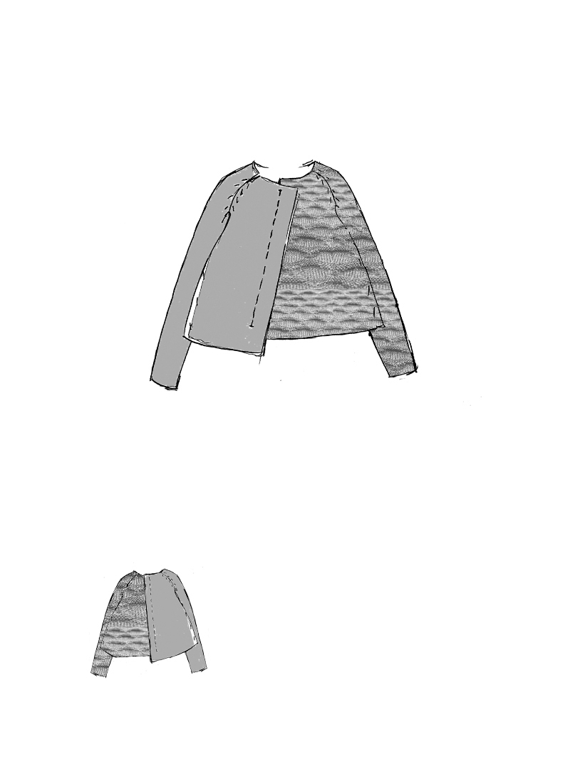 Rundholz Black Label - Ausgestellter Viskose Strick Pullover - 1263300702