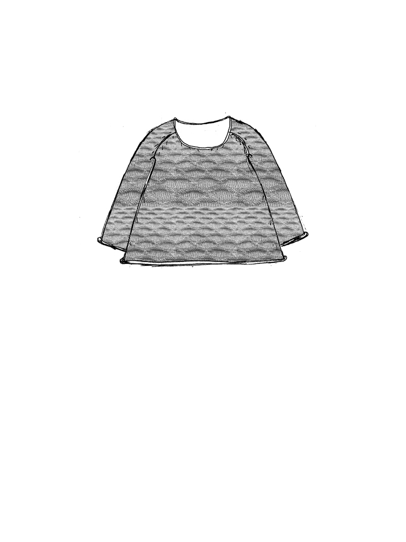 Rundholz Black Label - A-förmiger Viskose Strick Pullover - 1263300705