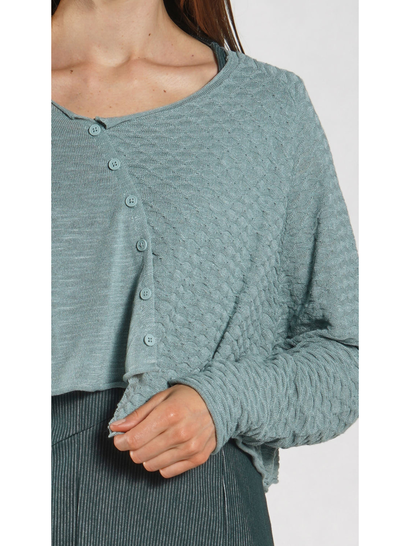 Rundholz Black Label - Kurze Viskose Strickjacke - 1263307106