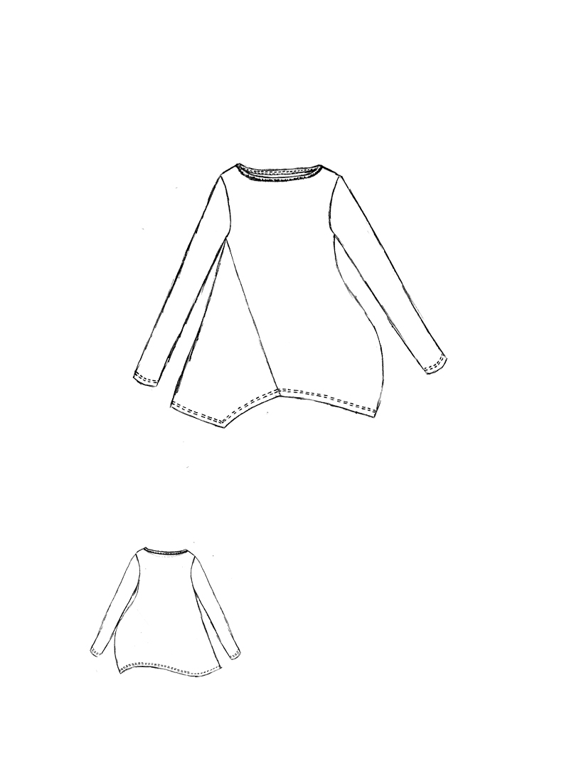 Rundholz Black Label - Weites Modal Jersey Shirt - 1263320502