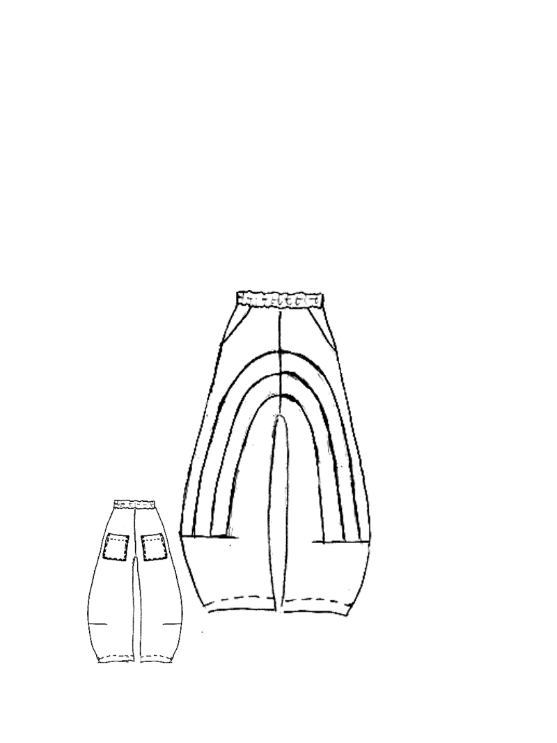 Rundholz Black Label - Ballonförmige Tencel Hose - 1263350105