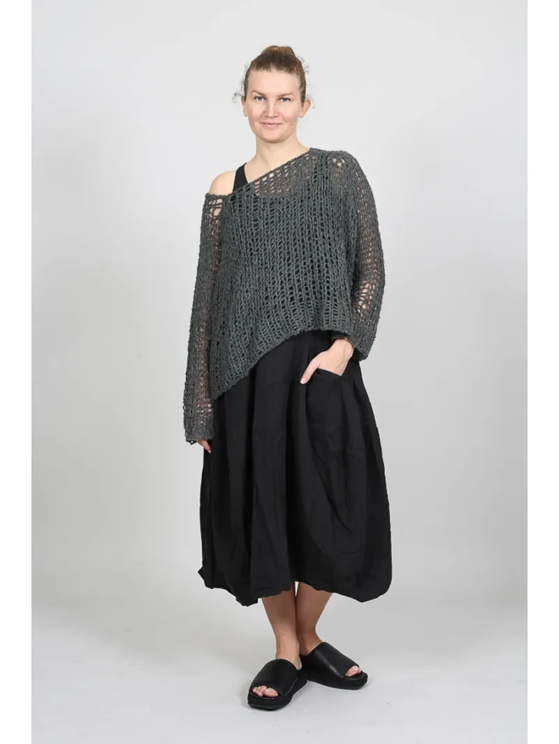 Rundholz Black Label - Robe ballon avec coutures de séparation - 1263350901