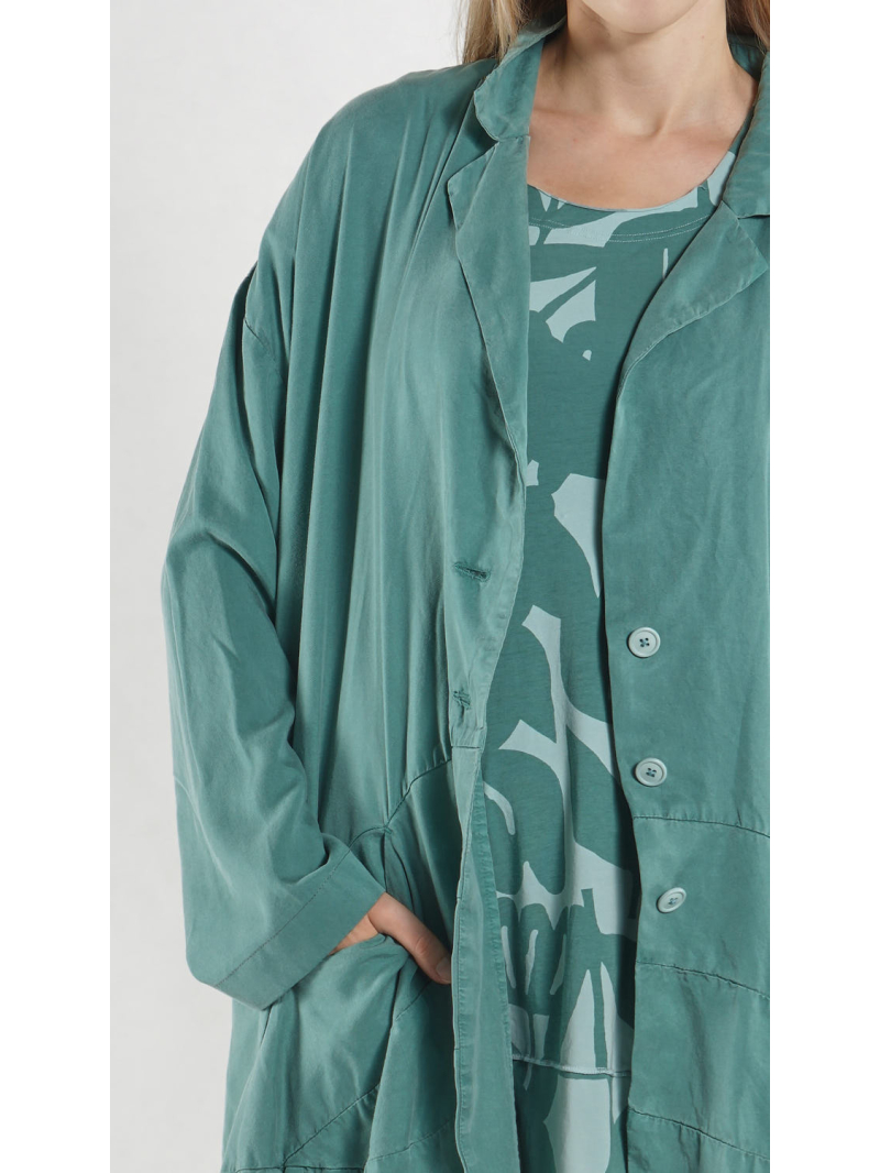 Rundholz Black Label - Oversized Mantel mit Teilungsnähten - 1263351203