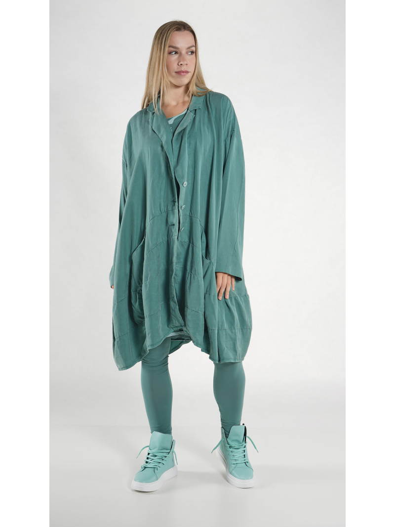 Rundholz Black Label - Oversized Mantel mit Teilungsnähten - 1263351203